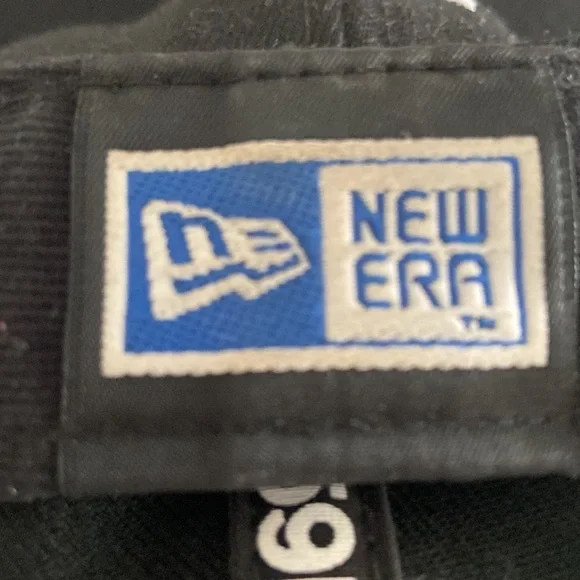 Vintage New Era LA Dodgers Fitted 100% Wool Genuine 59 Fifty MBL Size  7 3/8 - Picture 5 of 11